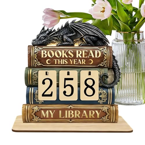 Holdes Contatore Di Libri Letti Questo Anno,Decorazioni In Legno Per