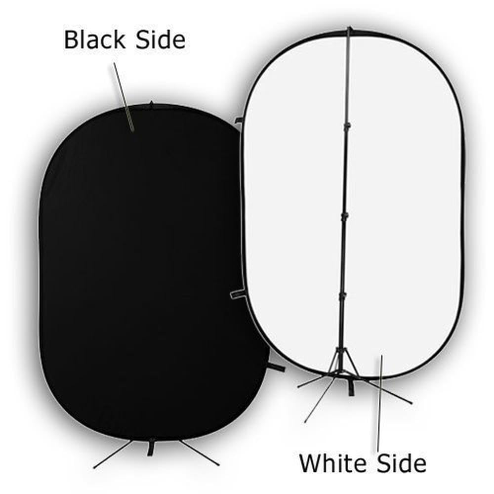 Bresser f001678 BR-3 Fond Pliable 180 x 240 cm Double Face Noir/Blanc