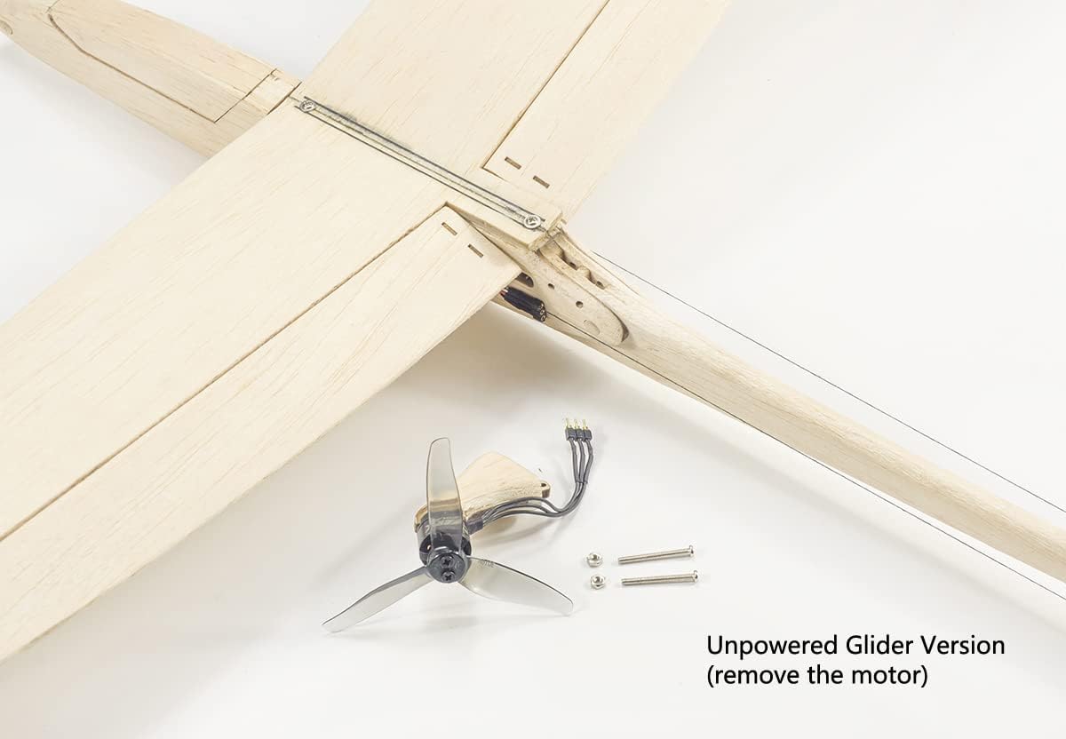 0.6M Balsa Electric Glider Sparrow Need to Build for Adults (F0607-154E)