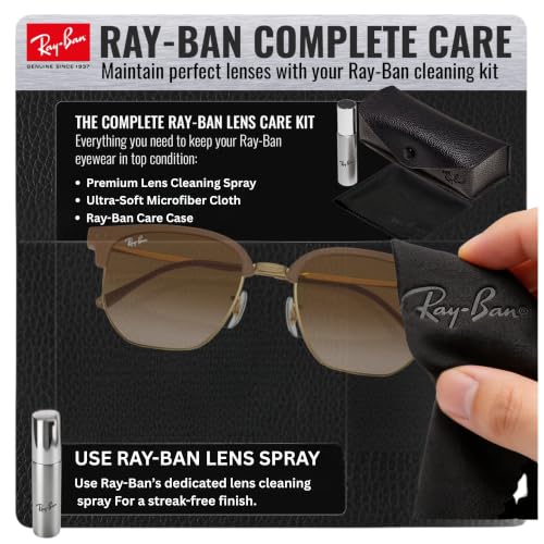 Image of Ray-Ban RB4416 NEW CLUBMASTER Squar Shape Sunglasses with Official Kit