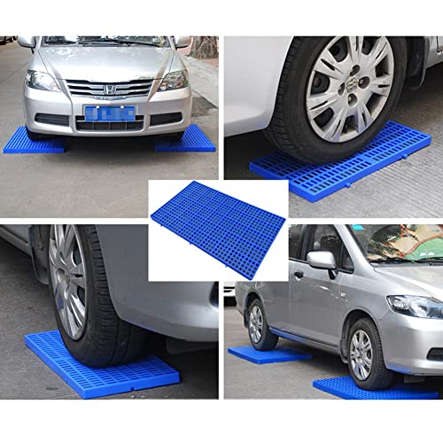 Pallet for Goods Moisture-Proof, Interlocking Modular Flooring Tile, Shelves Platform - 2200lb Capacity, Used in Warehouses, Storage Rooms, Garage (Color : Blue, Size : 100x60x5cm)