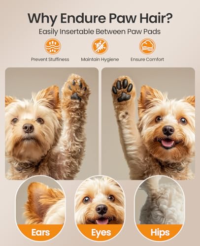 oneisall Dog Clippers & Paw Trimmer Dual Blade Grooming Kit, Dog Grooming Clippers with Stainless Steel Blade for Thick Hair, Cordless Low Noise Pet Clippers for Small, Medium and Large Dogs - Image 4