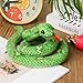 MGZTTHW 27in Snake Plush, Stuffed Snake Animal, Small Toy Snakes for Kids, Giant Stuffed Animals, Lifelike Plush Snake for Birthday Present Party Prank Prop (Green)