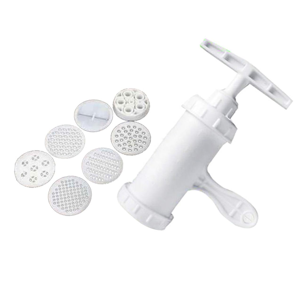 BRIGHTFUFU Manual Pasta Machine Noodle Machine Kitchen Noodle Maker Noodle Maker for Home Noodle Press White Household