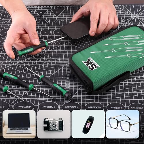 SK 12-Piece Mini Screwdriver Set, Includes Slotted/Phillip/Star Screwdrivers, Magnetic Tips, Premium Alloy Steel, SureGrip Handle, with Zipper Pouch by SK - Used condition - Image 8