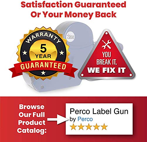 image for Perco Pro 1 Line Date Gun, 8 Digit 1 Line Date Label Gun Preloaded wit