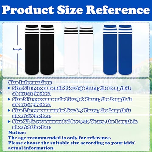 Image of Sarfel Toddler Soccer Socks Kids Soccer Socks Youth Soccer Socks Kids Baseball Socks Girls Softball Socks Boys Football Socks