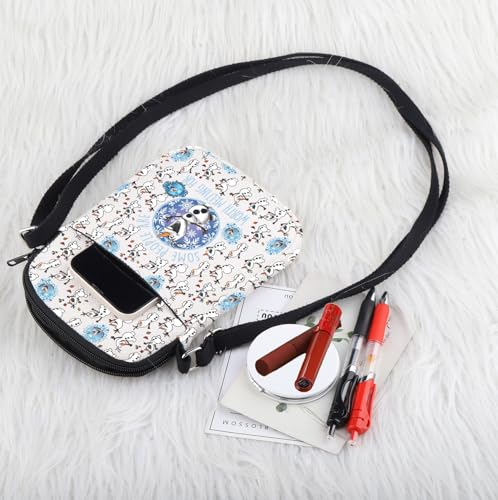 CMNIM Snowman Crossbody Bag Cartoon Movie Gift for Snowman Lovers Fans Cartoon Crossbody Purse Adjustable Strap Bag4