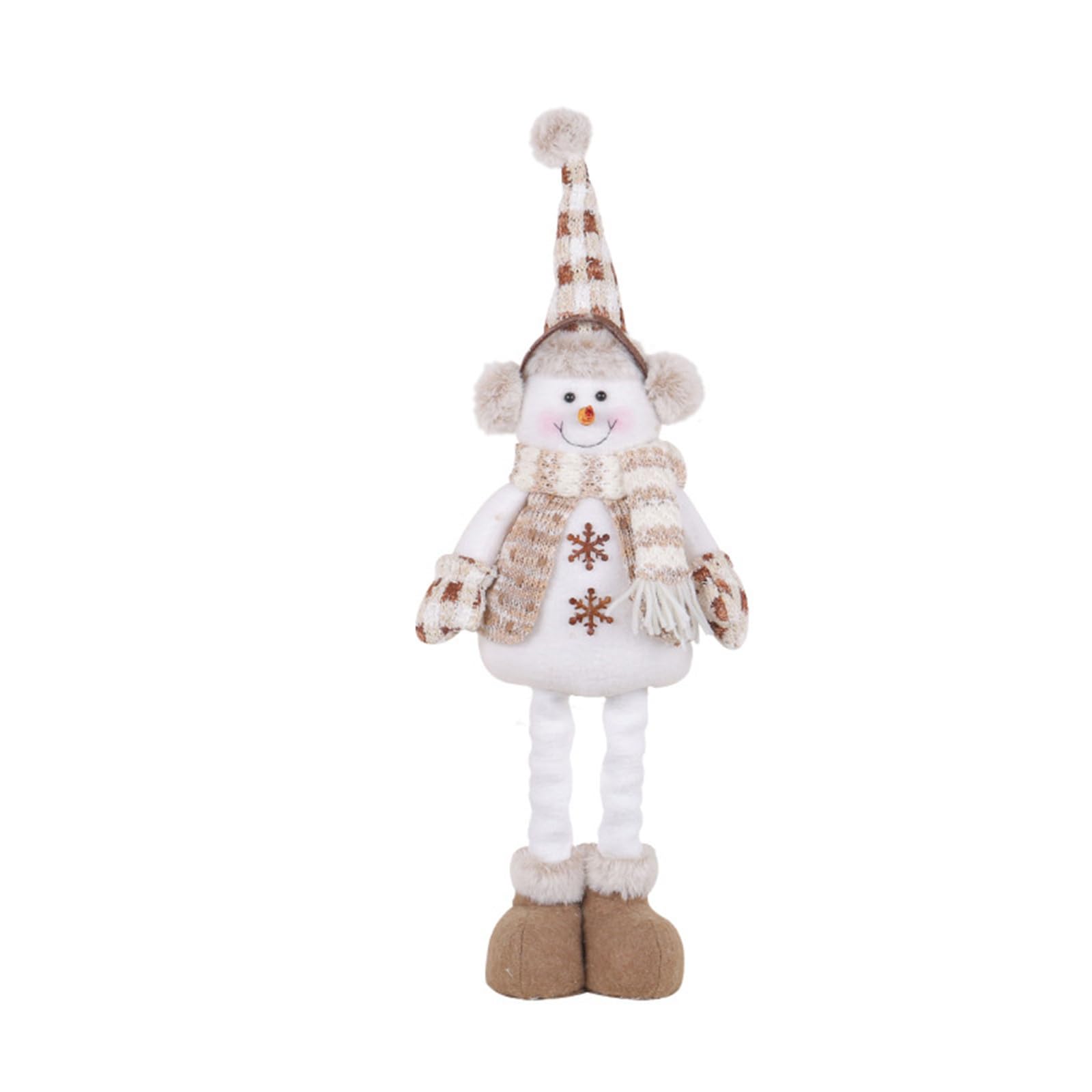 Elnwnnkc Christmas Telescopic Doll Ornament Desktop Decor Cute for Children Women Men New Year Holiday Present Christmas Telescopic Doll