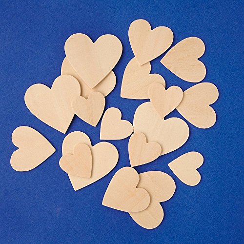 Playbox PBX2470108 2470108 - Corazones de Madera (100 Unidades, 50 cm