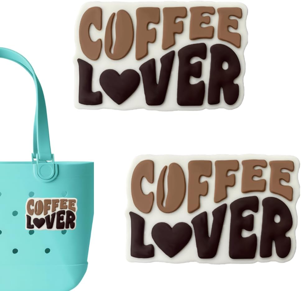 Premium Word & Quote Charms for Bogg Bag – Cute Beach Bag Accessories, Compatible with Bogg Bag