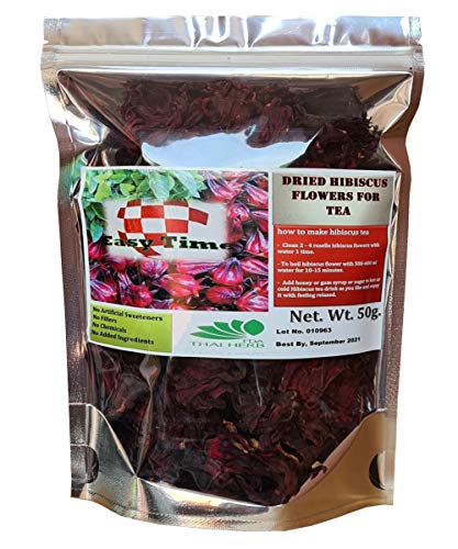 Easy Time Dried Hibiscus Flowers for Tea