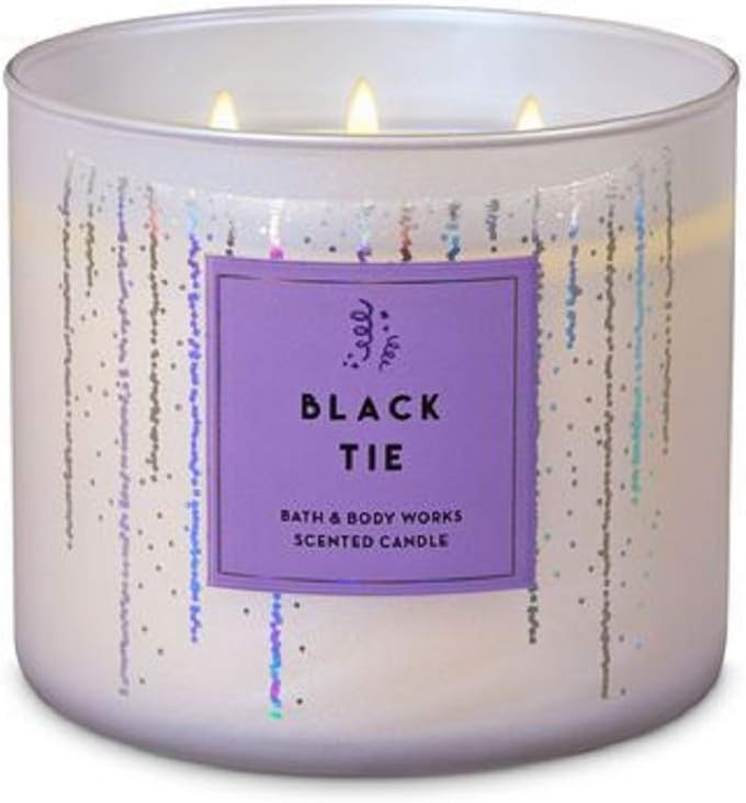 Bath and Body Works Black Tie 3 Wick Candle