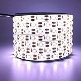 LED Strip Lights Battery Powered - White Waterproof 2835 USB LED Light Strips Battery Operated LED Lights Flexible SMD Ribbon Lights Mood Lighting Indoor and Outdoor Decoration 2M/6.56ft 120LEDs