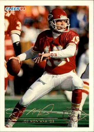 Amazon Com 1994 Fleer Football Card 226 Joe Montana Mint Collectibles Fine Art
