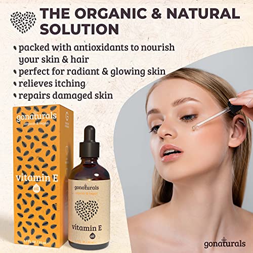 Vitamin E Öl BIO von GoNaturals, 100% rein, 50 ml