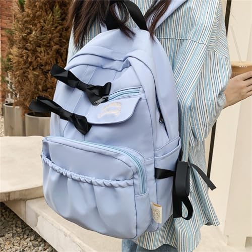 Bolsa de nailon multiusos para adolescentes y mochila ergonómica con compartimentos 7