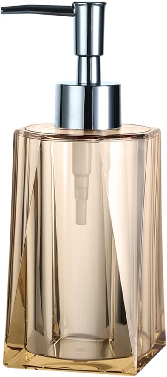 Modern Luxury Resin Soap Dispenser Household Bathroom Lotion Press Bottle 250ml Bathroom (Gold)