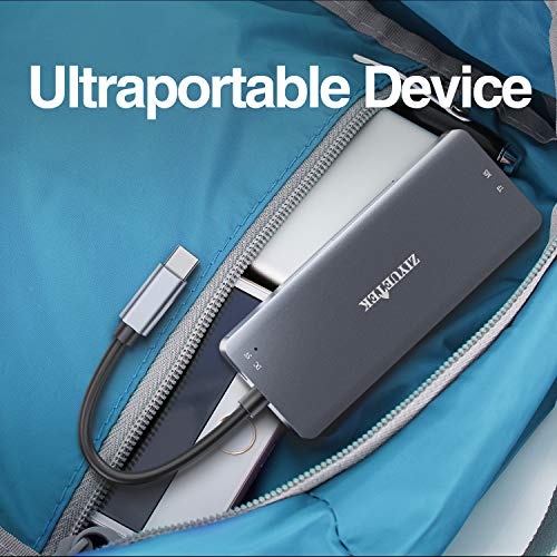 Ziyuetek Usb C Cf Card Reader,5- In-1 Aluminum Thunderbolt 3 Memory Card Reader For Cf, Sd/Sdhc,Tf/Micro Sd/Ms/M2,Compactflash Card - Grey #TOP6