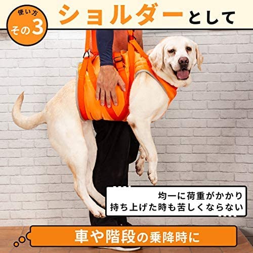 Amazon | 中型犬 大型犬用 介護用 ハーネス オールケアハーネス【8号