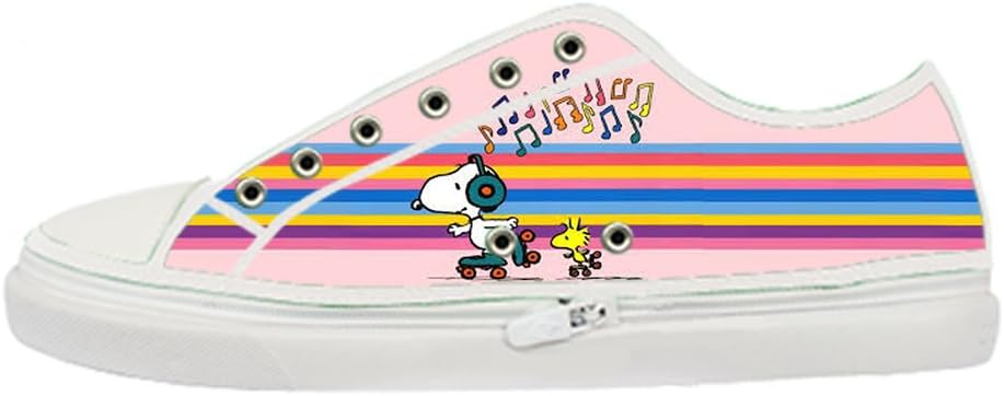 BUCH Lady's Snoopy Womens Canvas Shoes Gym Hiking Sneakers
