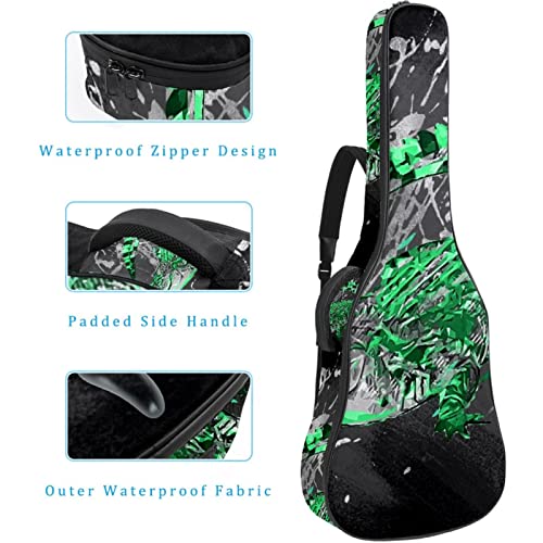 Housse imperméable pour guitare acoustique avec double bandoulière et poche Motif géométrique, Multicolore 06, 42.9×16… - Les Beatles, Paul McCartney, John Lennon, RIngo Starr, George Harrison Housse imperméable pour guitare acoustique avec double bandoulière et poche Motif géométrique, Multicolore 06, 42.9x16… – Image 5