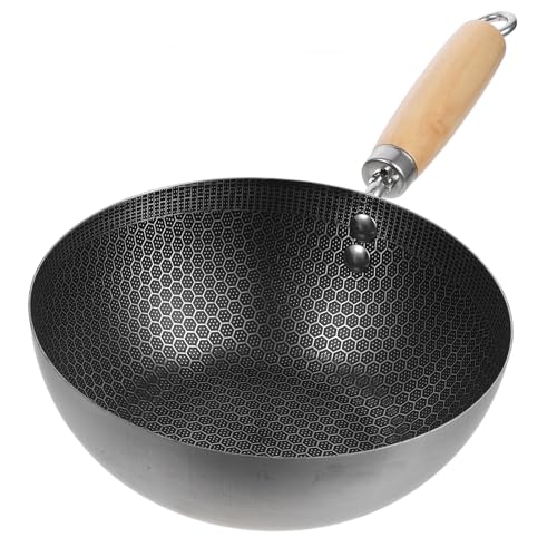 Wok de acero inoxidable honeycomb 20 cm miniatura 1