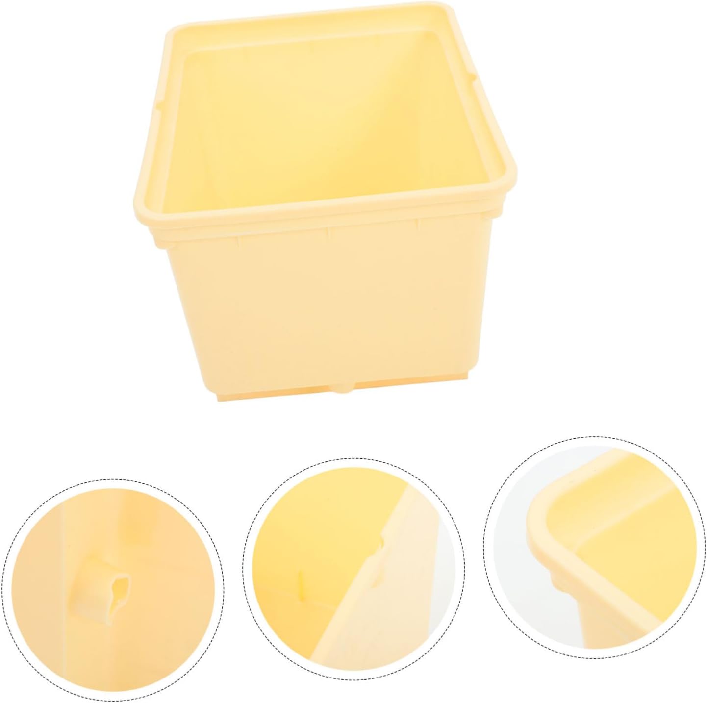 Yardwe 2-Pack Hydroponic Planting Box Soilless Vegetable Cultivation Bucket Plastic Garden Supplies for Indoor Greenhouse Drainage System