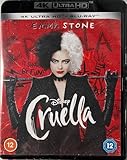 Cruella ( 4K Ultra HD & Blu Ray ) Region Free - Emma Stone , Mark Strong
