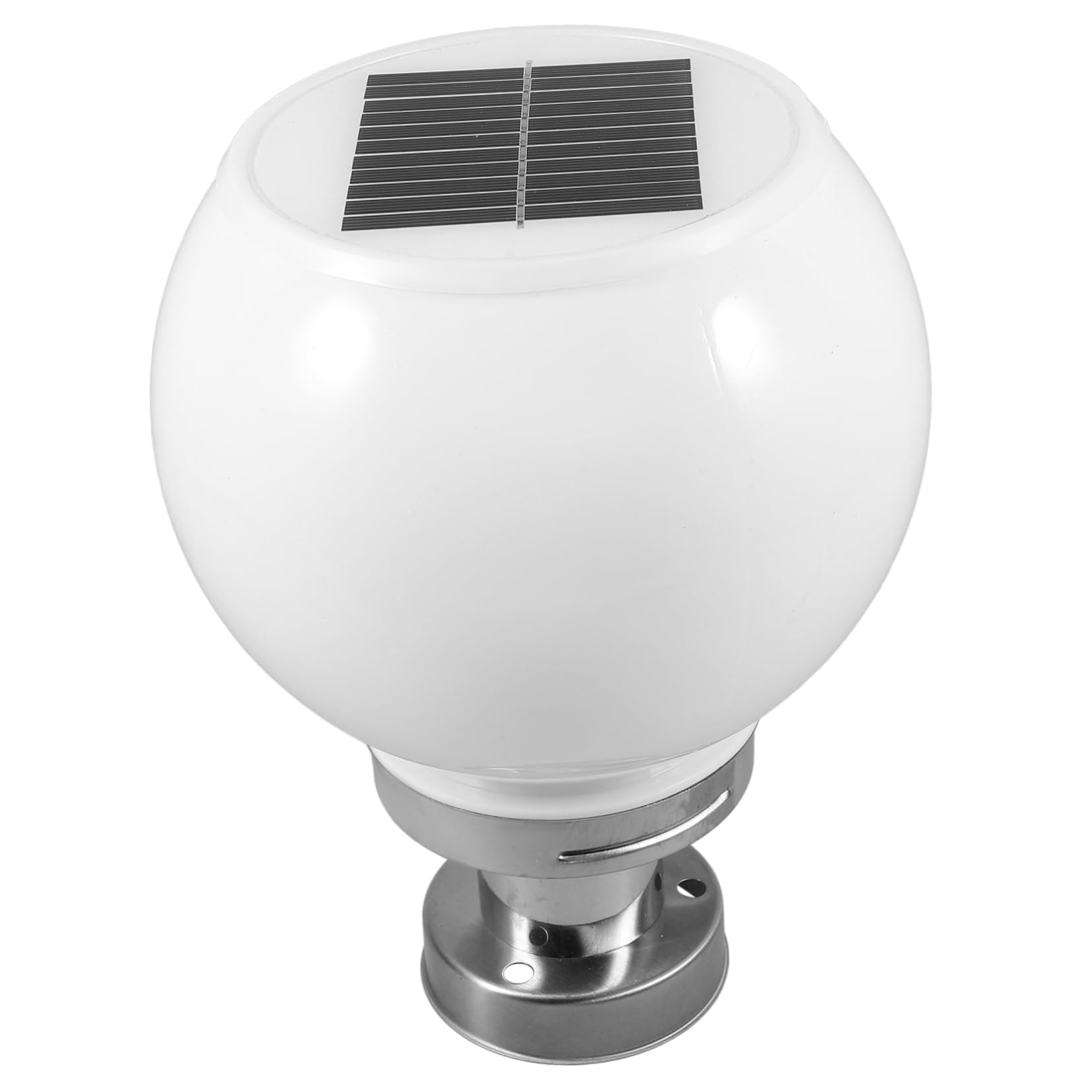 Hemobllo Runde Solarlampen für Außenpfosten mit LED Ip65 Wasserfest 1,2w Leistung Voll Solarbetrieben und Wiederaufladbarem Akku Stilvolles Design für Garten und Terrasse Zufällige Farbe | Runde Außenlampe mit Akku, Kunststoff Edelstahl Druckguss, Leuchtd