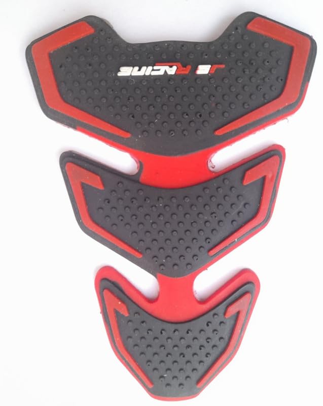 AUTONEST Arrow Design Bike Rubber Tank Pad (Red & Black) (Pack of 1) (11.5cm x 8cm) Compatible with Bajaj Avenger 220 DTS-i-image-45