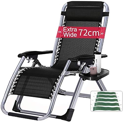 Chaise longue inclinable et pliable avec dossier ergonomique pour un confort extérieur optimal