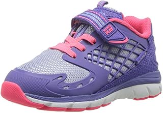 Stride Rite Girls' Made 2 Play Cannan Sneaker, Blue/Pink, 12.5 W US Little