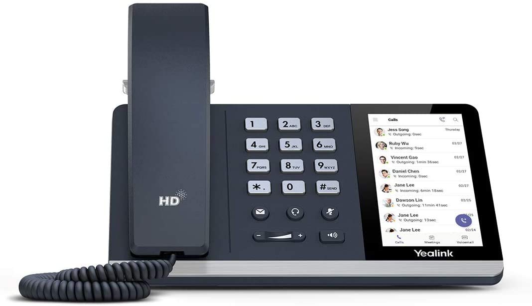 Yealink Téléphone IP SIP-T55A Teams Edition (reconditionné)