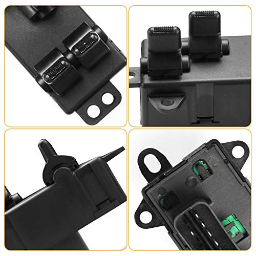 Atracypart Master Power Window Switch Front Left Driver Side | For 2004 2005 2006 2007 Chrysler Town & Country Dodge Caravan Grand Caravan | #4685732Ac, 04685732Ac #TOP5