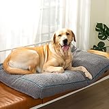 pettycare Washable Dog Beds for Large Dogs with Waterproof Liner, Shredded Memory Foam Big Dog Crate