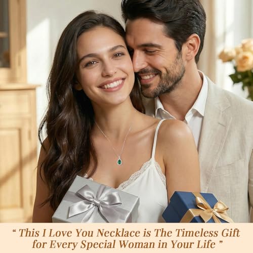 CDE Infinity Teardrop Birthstone Necklace Adjustable Jewelry for Women Gift — view 4