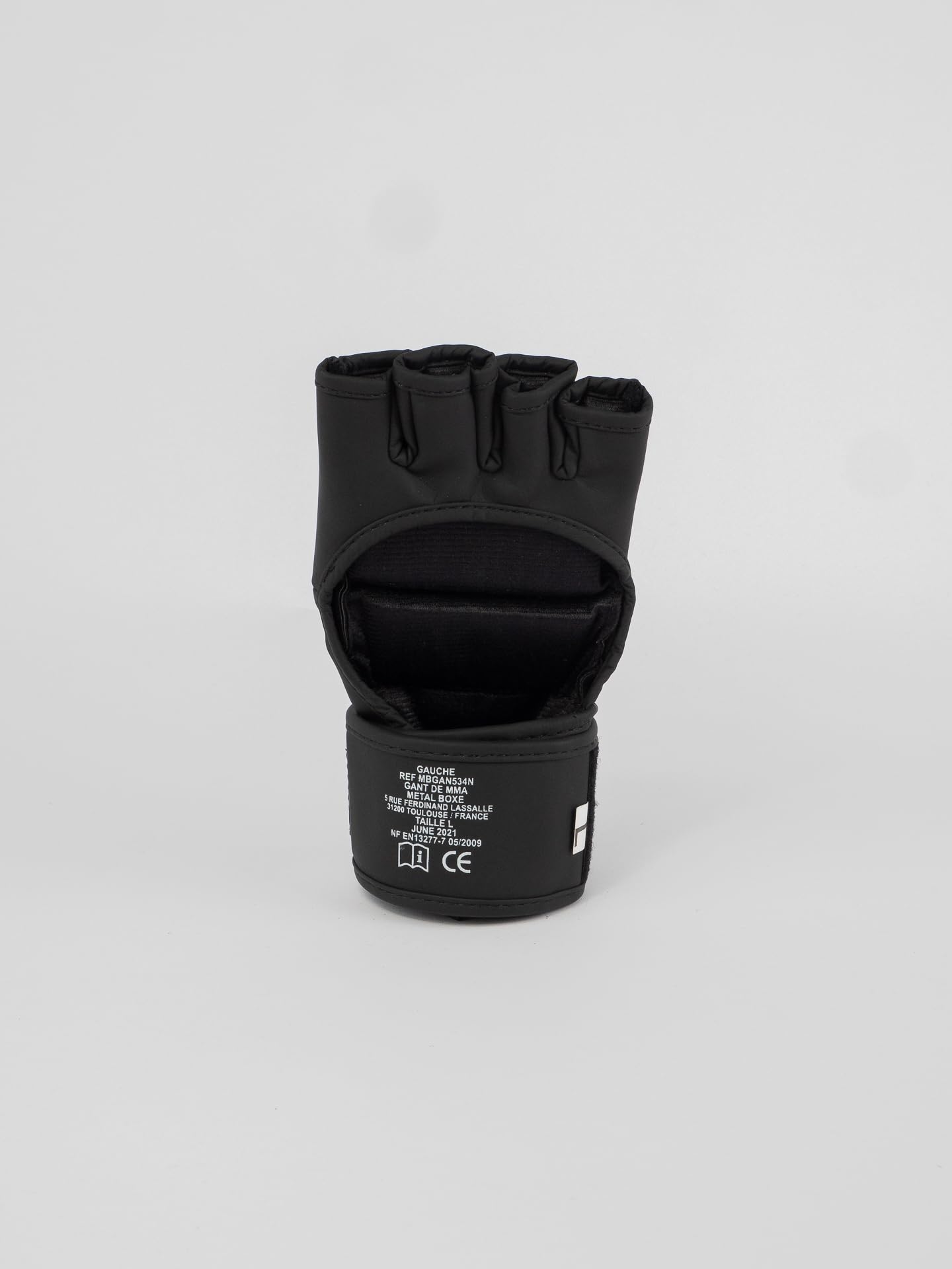 Gants MMA Compétition METAL BOXE Sans Pouce XL - Gants Combat Libre