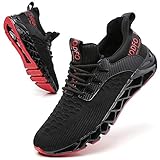 SKDOIUL Men Sport Running Sneakers Tennis Athletic Walking Shoes Mesh Breathable Comfort Fashion Casual Gym Runner Jogging Trainers Black Size 11