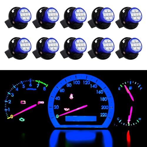 10 Set Luces LED T10 194 168 para Tablero de Auto
