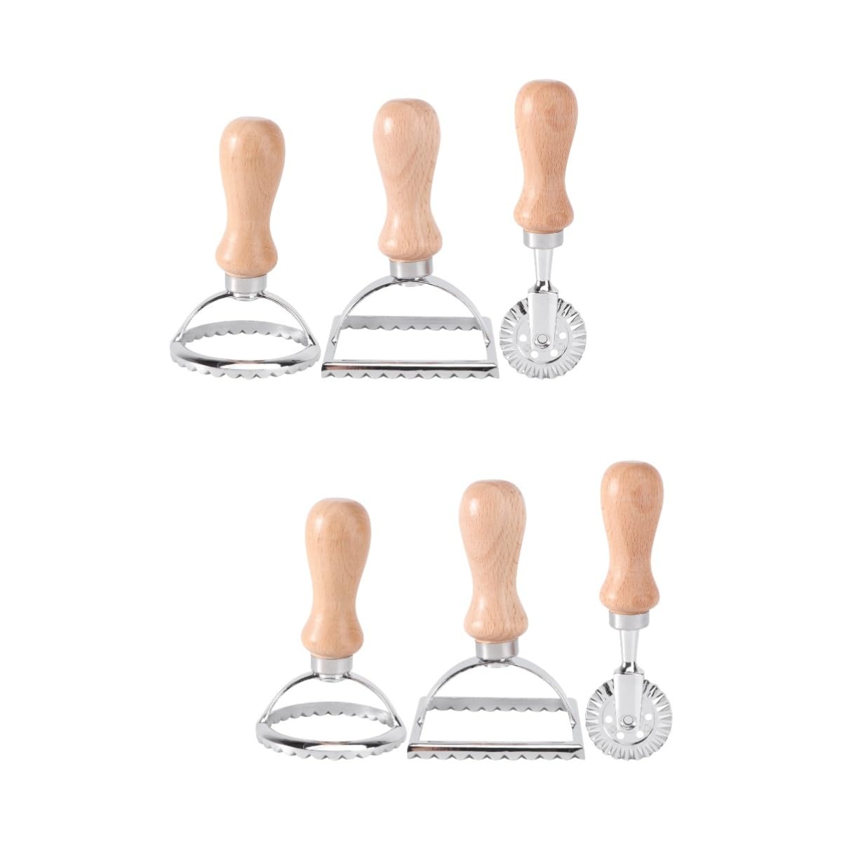 PRETYZOOM 6stücke Teiliges Ausstechformen Für Kekse Mit Holzgriff Lace Biscuit Cutter Geeignet Für Kreative Backprojekte Und Kindergeburtstage Für Kuchen Und Plätzchen