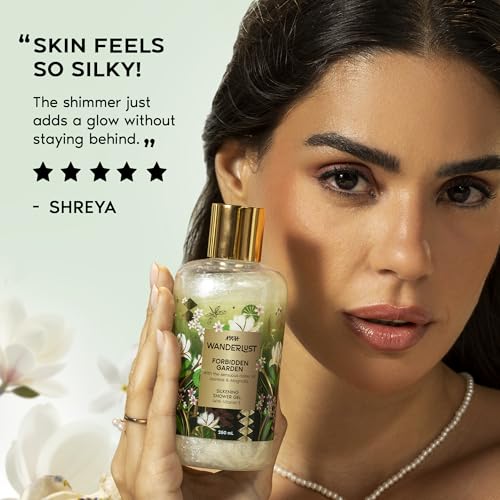 Image of Nykaa Wanderlust Forbidden Garden Body Wash for Women | Hydrating & Barrier Repair with Vitamin E & Glycerine | Gentle Cleanser for Nourished, Refreshing Skin | 250ml | Paraben-Free & Vegan