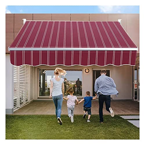 Toile de remplacement pour store rétractable rouge 3x1,5m
