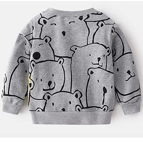 Boys Toddlers Dinosaurs Sweatshirts Long Sleeve Shirt Kids Pullover Tops3