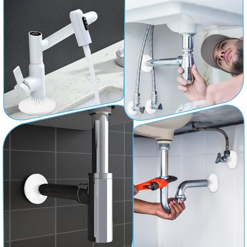 6 Stück Heizungsrohr Rosette Rosetten Für Heizkörperrohre Heizungsrohr Verkleidung Heizungsrohr Abdeckung Rohrabdeckung Klapprosette Rohrmanschette Weiß Für Heizkörperrohre Verkleidung Heizkörper