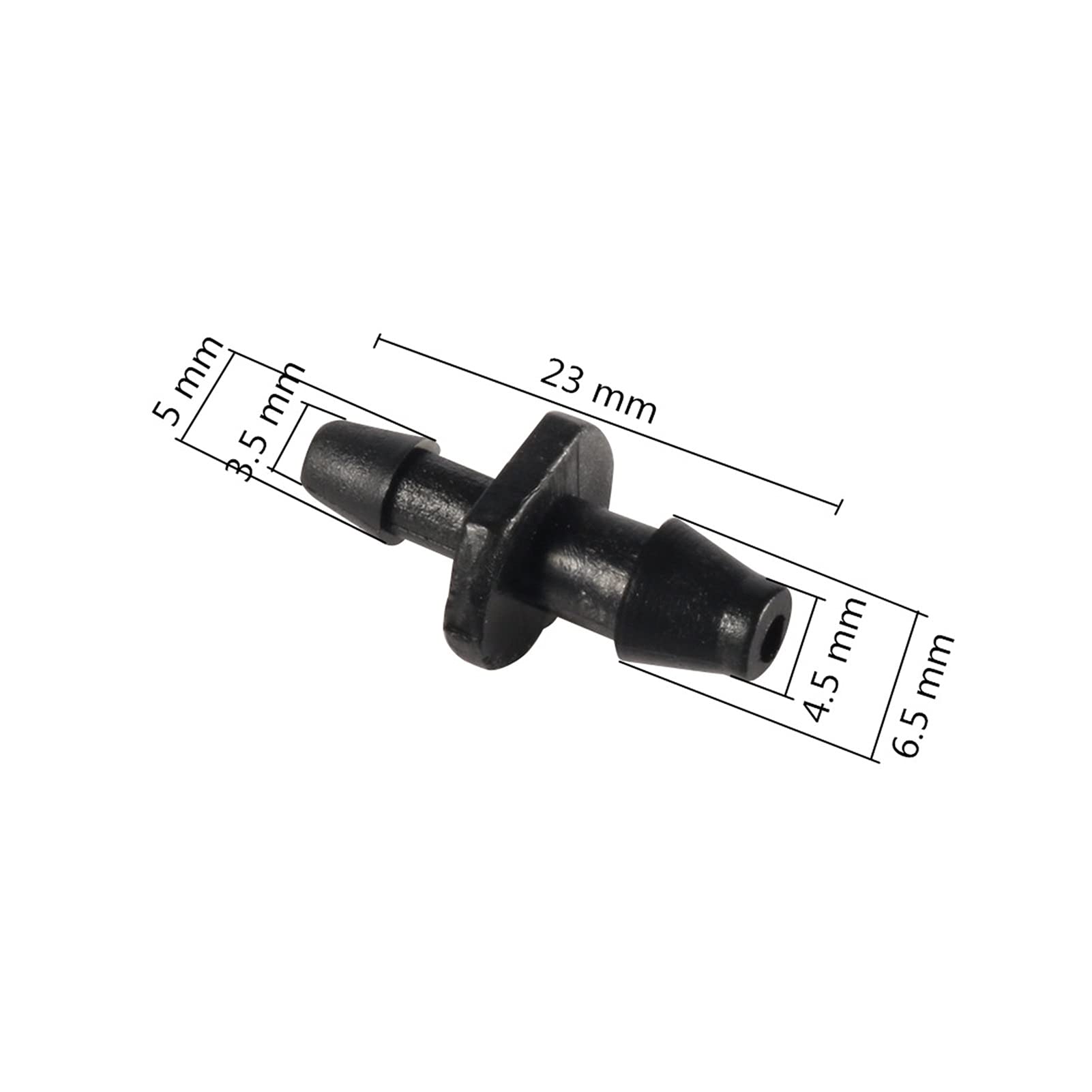 Raccordo per tubo da giardino, 600 pezzi da 1/4" a 1/8", raccordi per tubo flessibile da 4/7 mm, 3/5 mm
