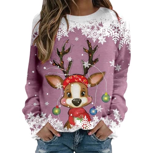 Pulls de Noël pour femmes parfaits pour les soirées d'hiver en famille au coin du feu