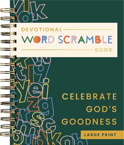 Celebrate God's Goodness: Devotional Word Scramble Book (70 Daily Devotions and Word Scrambles to Refresh Your Spirit) – The Perfect Gift for Christian Women (Faith Inspired Creativity) - image 1