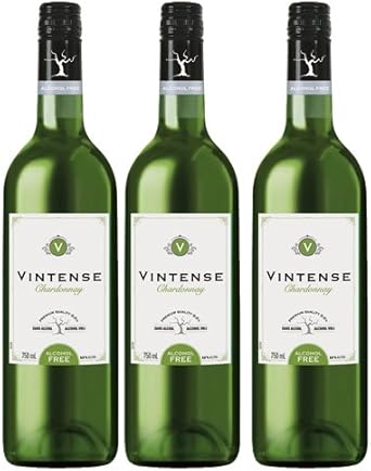Amazon Co Jp ノンアルコール ワイン ヴィンテンス Vintense シャルドネ 白 750ml １本 食品 飲料 お酒