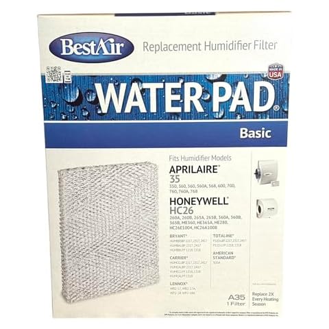 BEST AIR Humidifier Filter A35 (Pack of 2) Cover